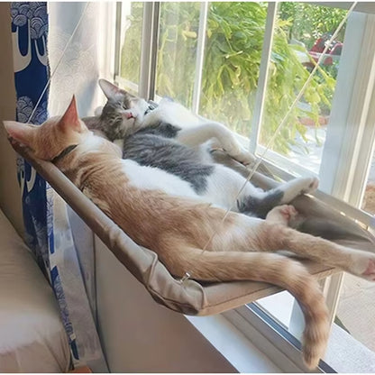 Cat Hammock Hanging Cat Bed Bearing Comfortable Cat Sunny Window Feline Naptime Seat Mount Kitten Climbing Frame Pet Product