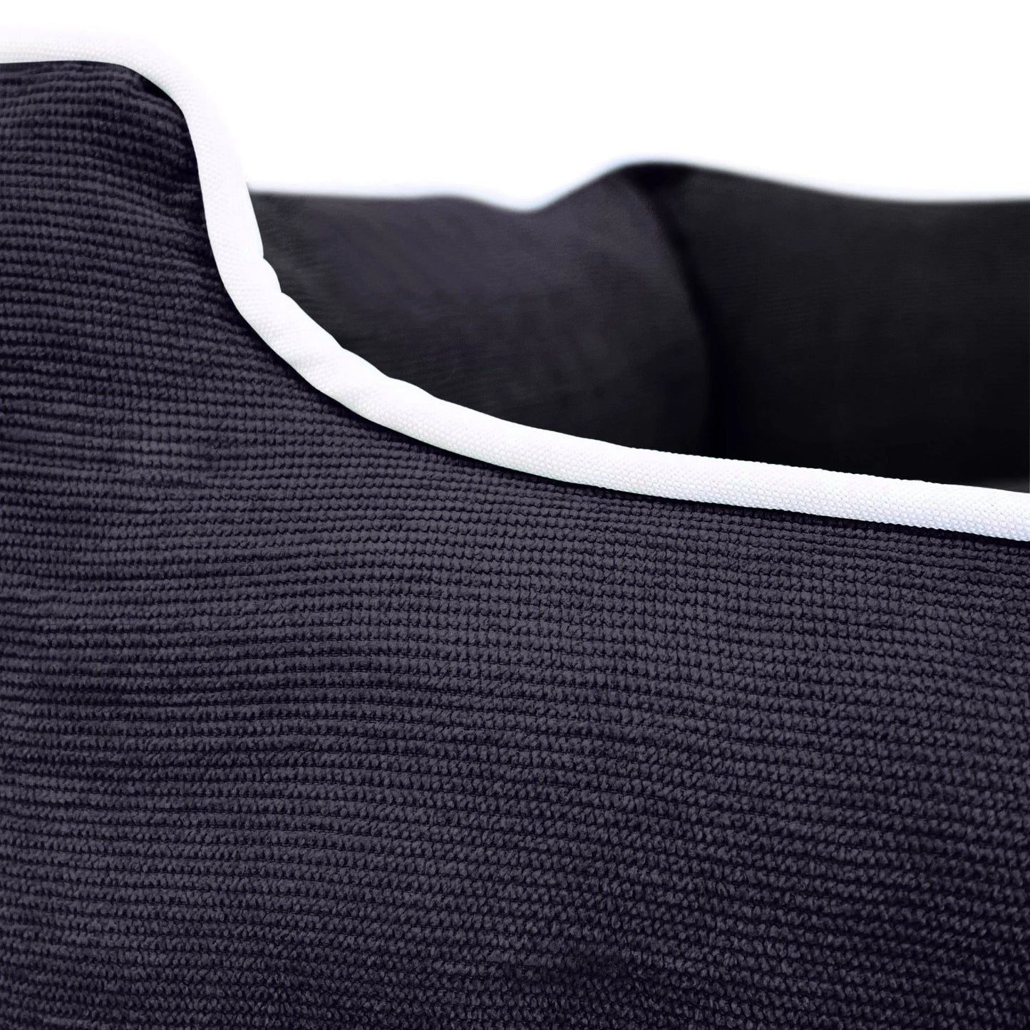 BLACK Corduroy LUXURY Dog Bed, Machine Washable, Pet Bed, Dog Gift, Premium Dog Bed, Small to Medium Sized Dogs, Puppy Bed, Dog Mattress