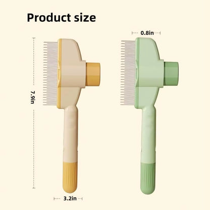 Dog Hair Remover Comb One Button Dogs Brush Self-Cleaning Cat Brush Massage Combs for Dog Grooming Cleaning Brushes Dog Supplies