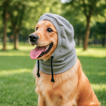 Pet Dog Outdoor Protection from Cold Autumn and Winter Windproof Hat Keep Warm Dog Headwear Dog Soothing Headgear