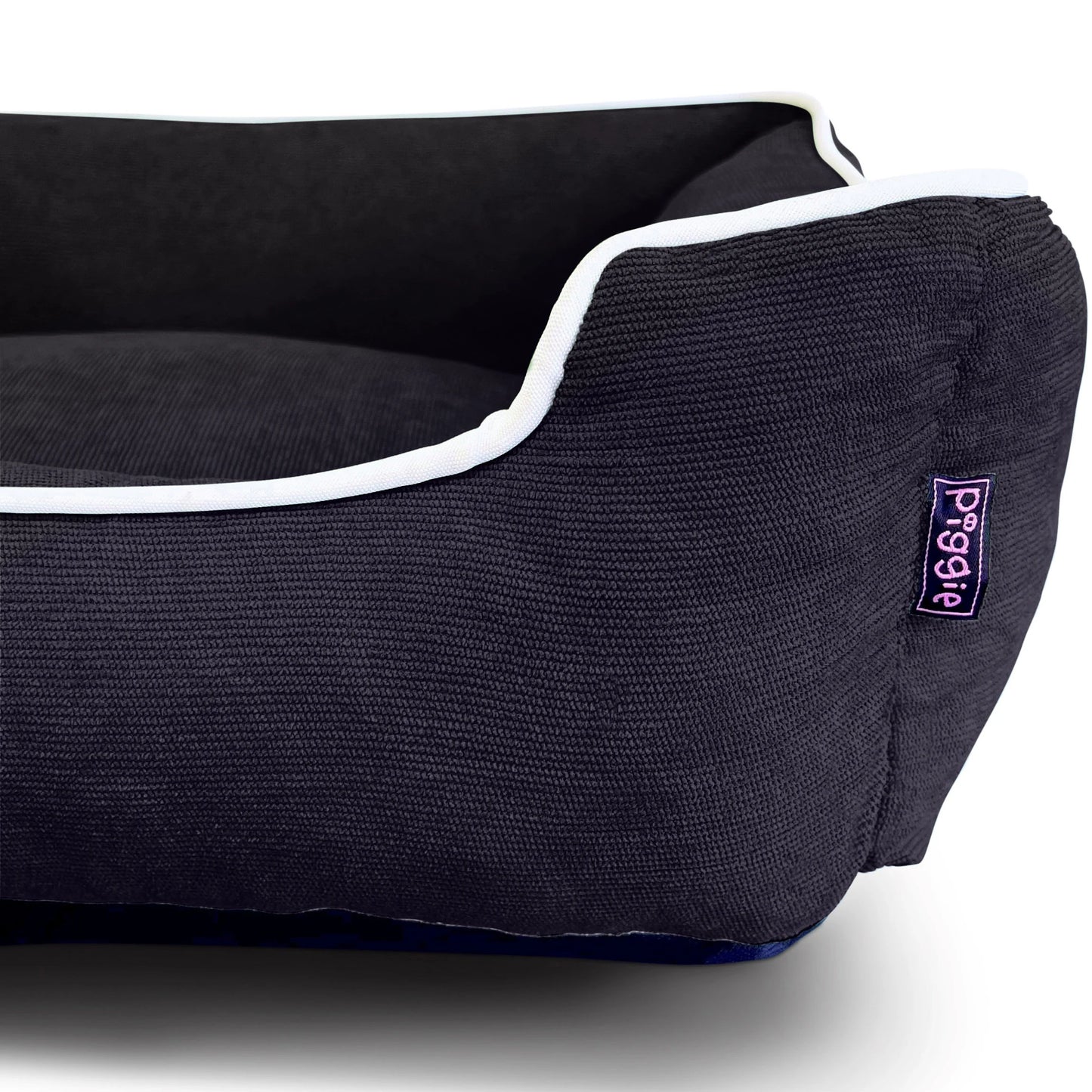 BLACK Corduroy LUXURY Dog Bed, Machine Washable, Pet Bed, Dog Gift, Premium Dog Bed, Small to Medium Sized Dogs, Puppy Bed, Dog Mattress