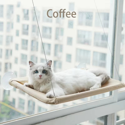Cat Hammock Hanging Cat Bed Bearing Comfortable Cat Sunny Window Feline Naptime Seat Mount Kitten Climbing Frame Pet Product