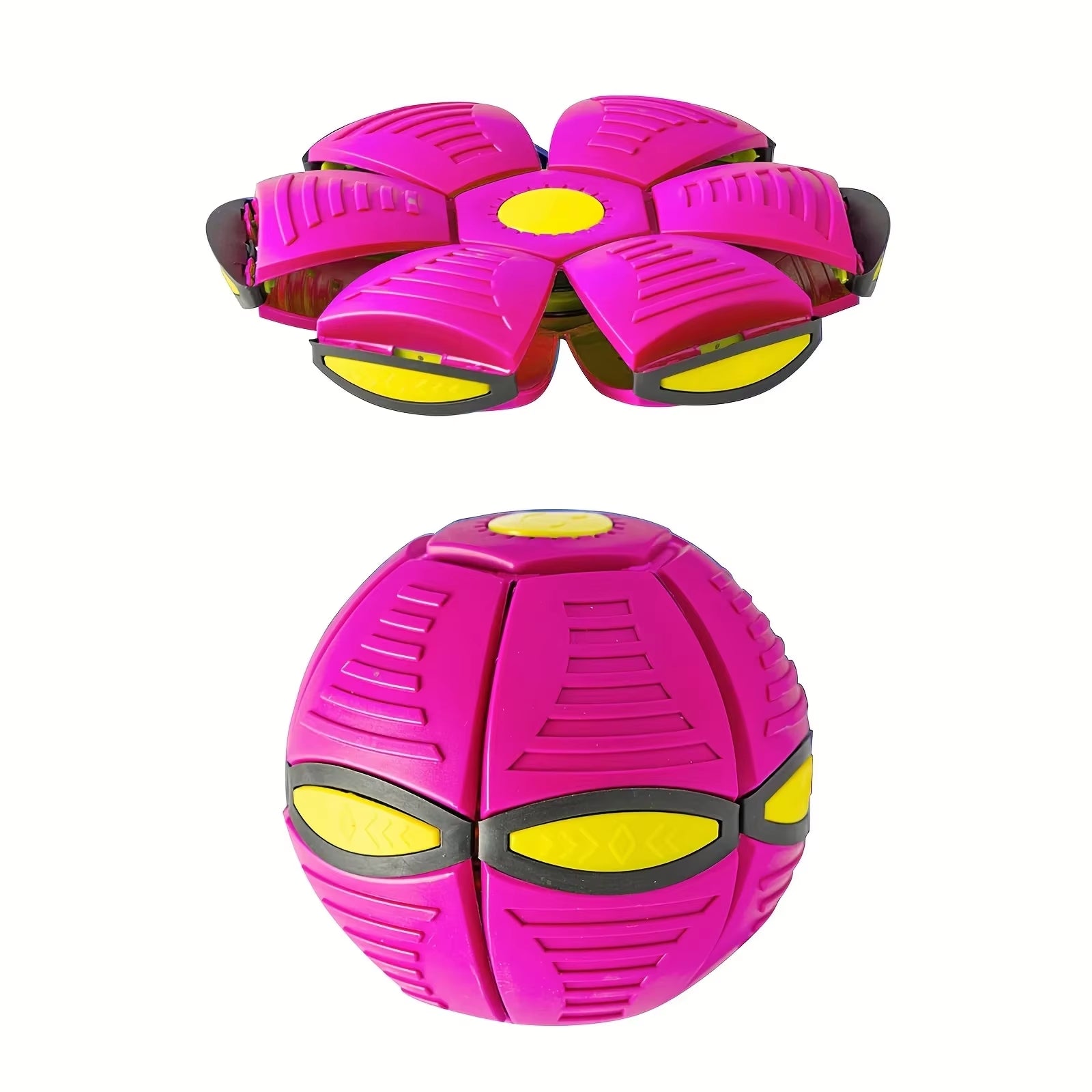Flying Saucer Bouncing Ball Is a Durable, Elastic and Fun Dog Pet Toy Suitable for Outdoor Activities and Exercise