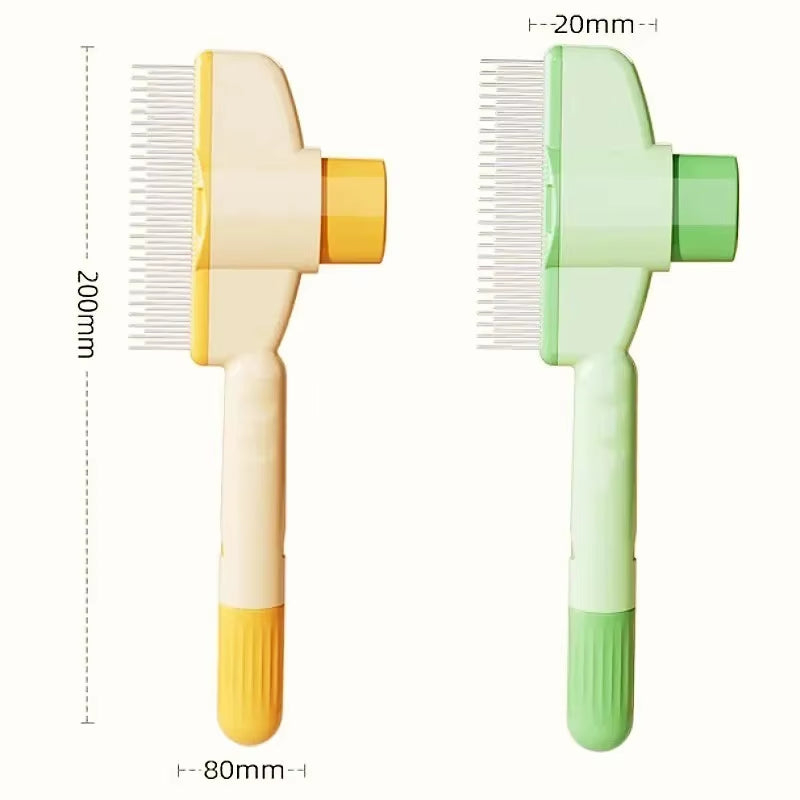 Dog Hair Remover Comb One Button Dogs Brush Self-Cleaning Cat Brush Massage Combs for Dog Grooming Cleaning Brushes Dog Supplies
