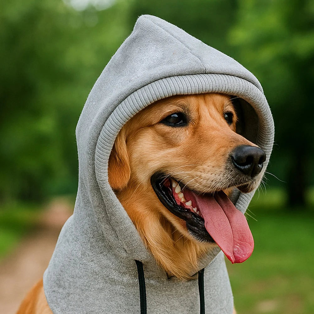 Pet Dog Outdoor Protection from Cold Autumn and Winter Windproof Hat Keep Warm Dog Headwear Dog Soothing Headgear