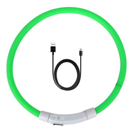 Night Safety Flashing Glow Collar Night Luminous Charge Collar Led Usb Dog Collar Pet Accessories Dog Accessories