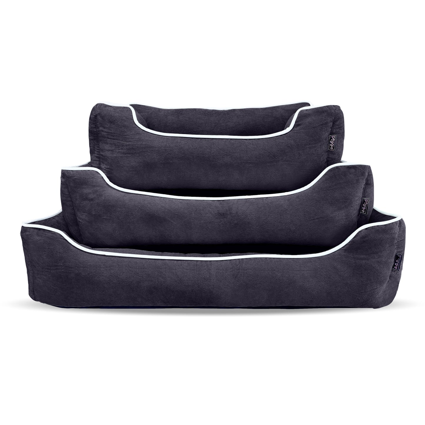 BLACK Corduroy LUXURY Dog Bed, Machine Washable, Pet Bed, Dog Gift, Premium Dog Bed, Small to Medium Sized Dogs, Puppy Bed, Dog Mattress
